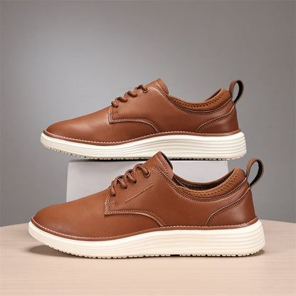 Leo Oxfords Shoes | Lace-Up Solid Oxfords