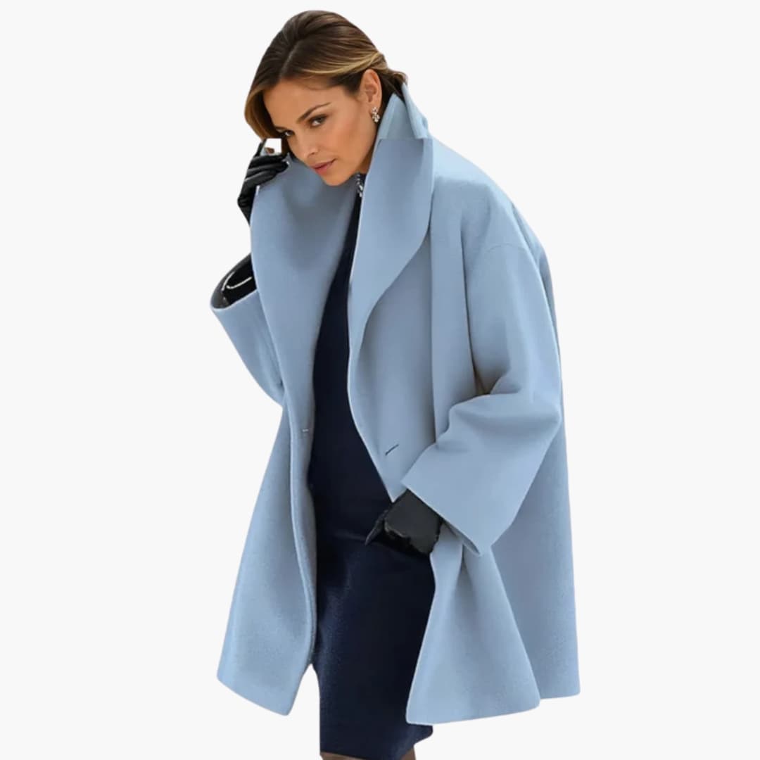 Warm Oversized Wool Coat – Chic Winter Parka Jacket - BritishElegance