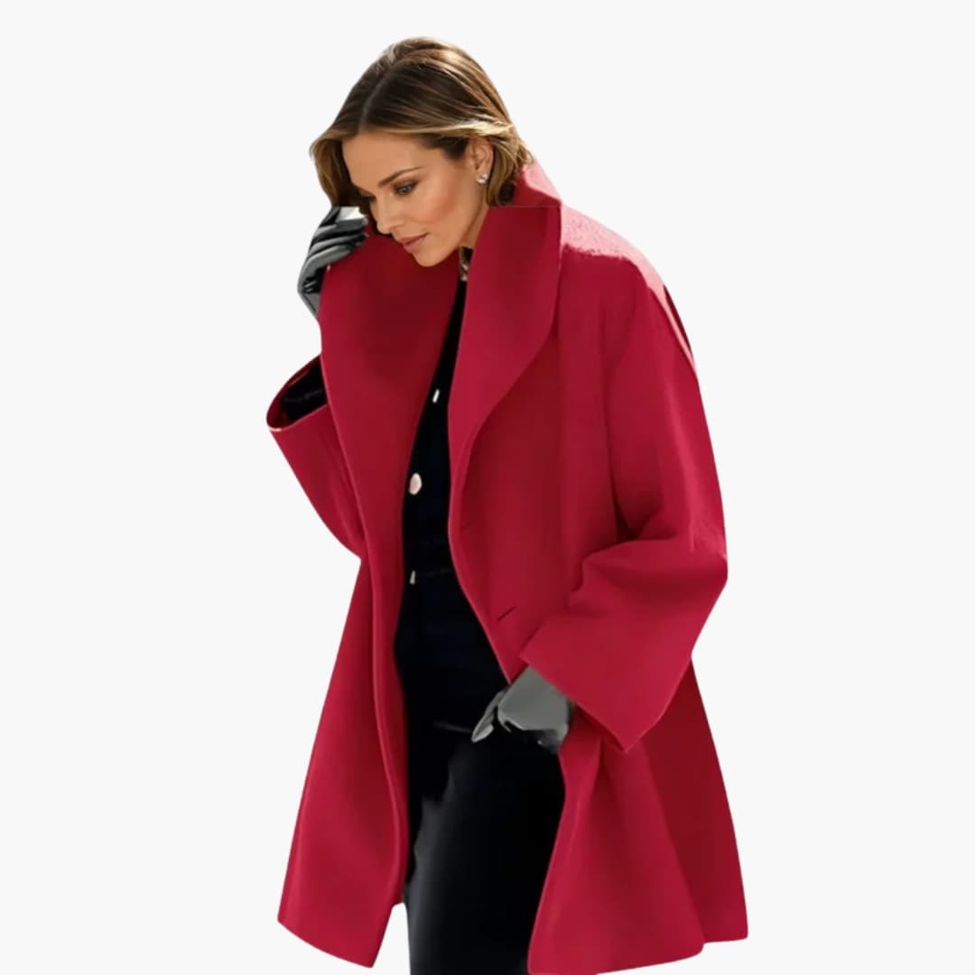 Warm Oversized Wool Coat – Chic Winter Parka Jacket