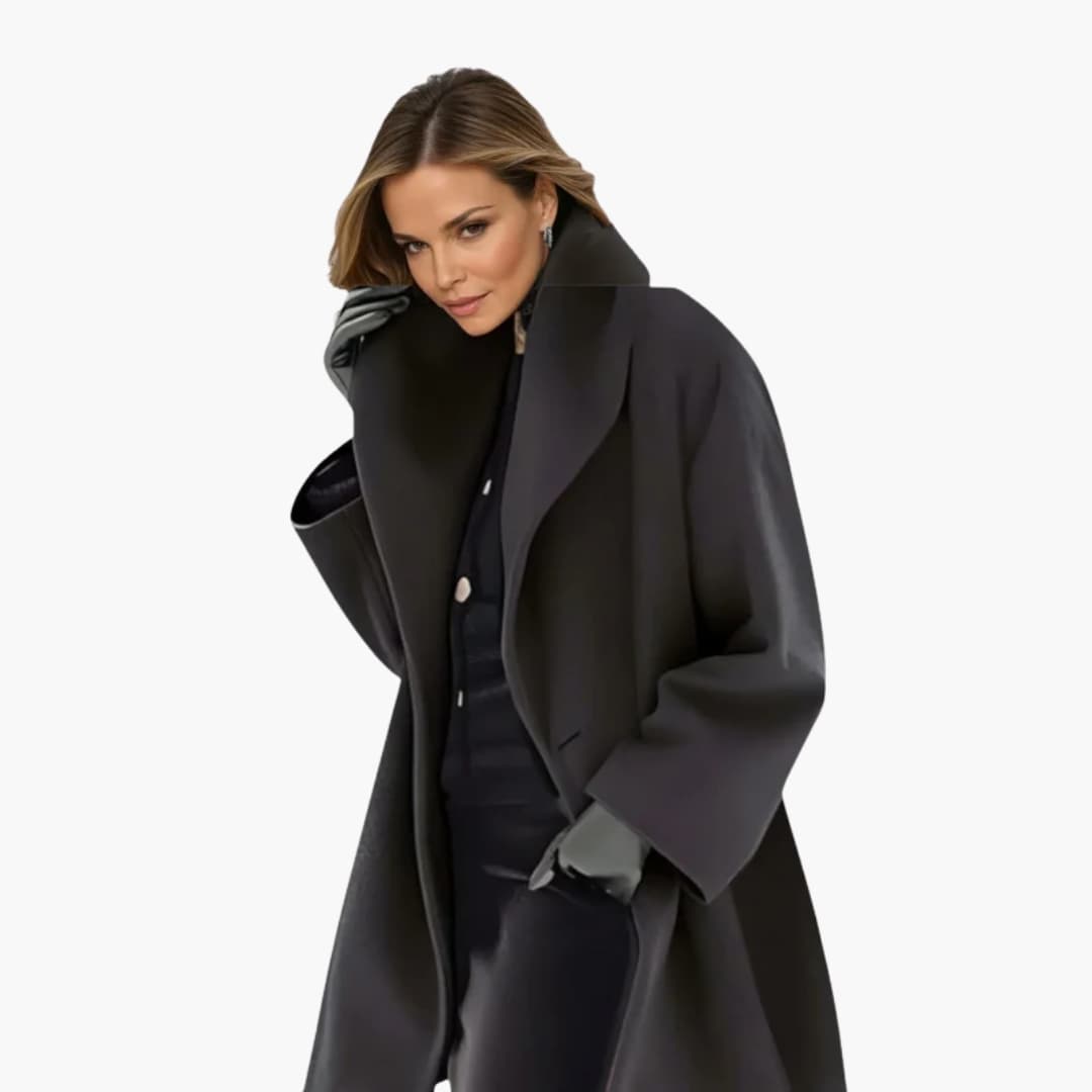 Warm Oversized Wool Coat – Chic Winter Parka Jacket