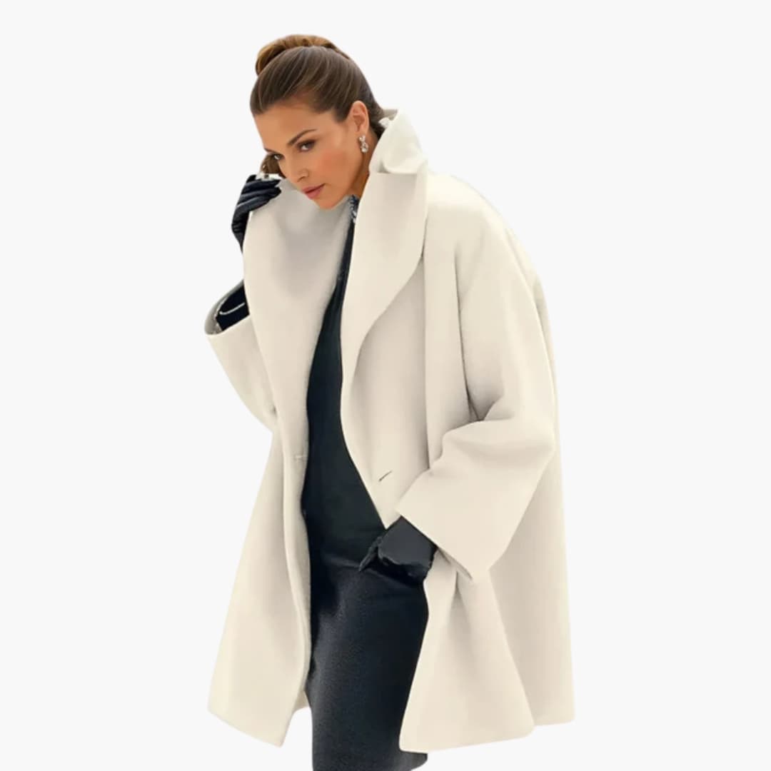 Warm Oversized Wool Coat – Chic Winter Parka Jacket