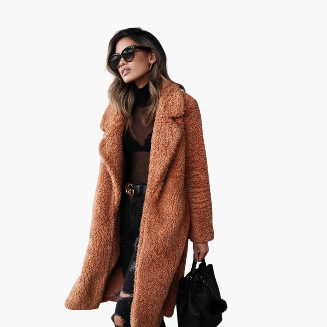 Warm Faux Fur Ladies Winter Coat