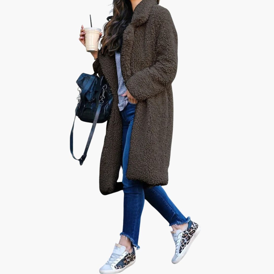 Warm Faux Fur Ladies Winter Coat