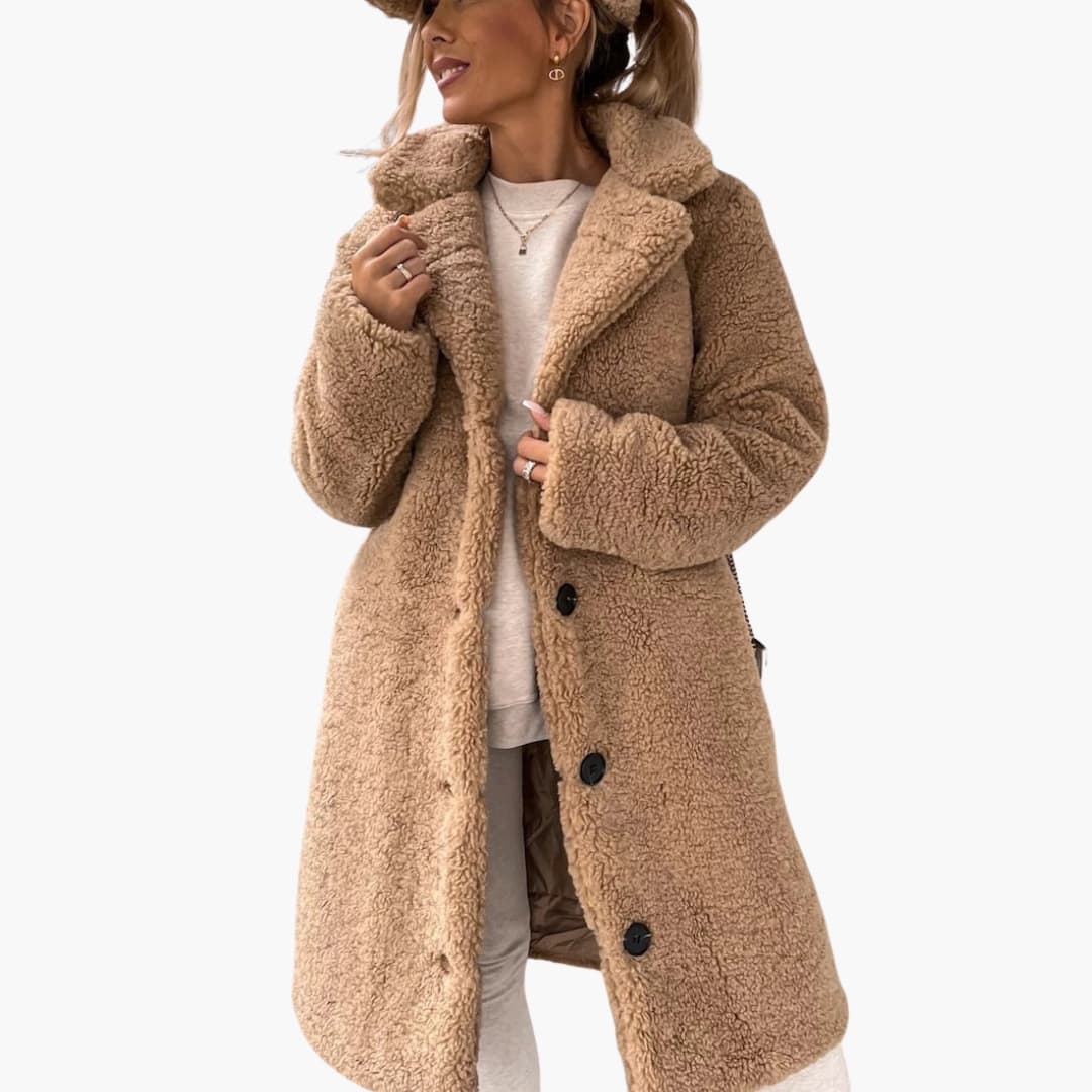 Plush Faux Fur Parka - Cozy Warm Women's Winter Coat - BritishElegance