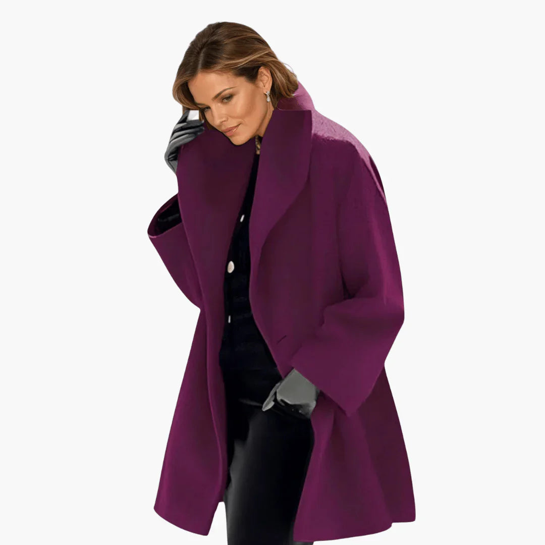 Warm Oversized Wool Coat – Chic Winter Parka Jacket