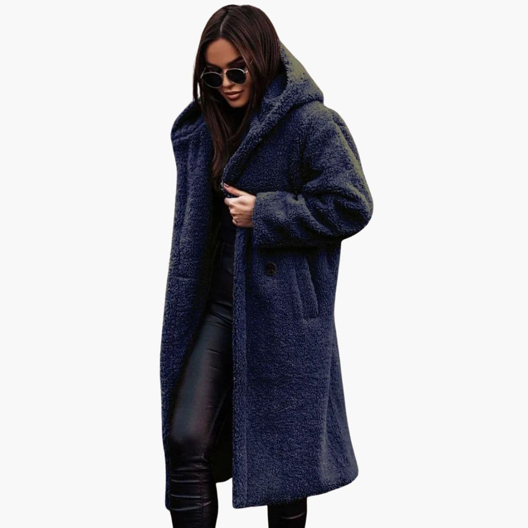 Cozy Plus Size Faux Fur Winter Coat