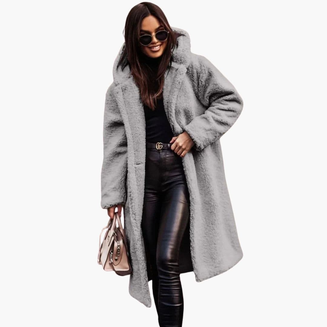 Cozy Plus Size Faux Fur Winter Coat