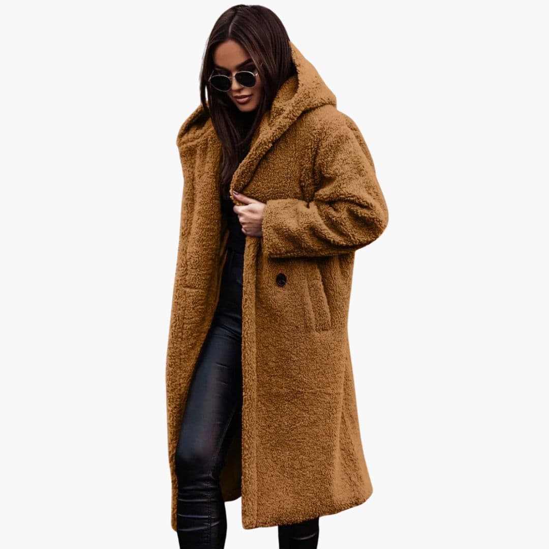 Cozy Plus Size Faux Fur Winter Coat