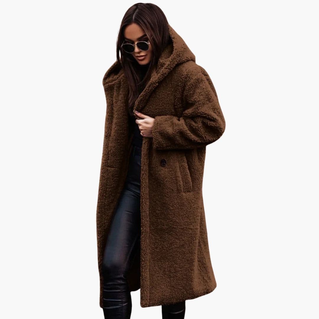 Cozy Plus Size Faux Fur Winter Coat