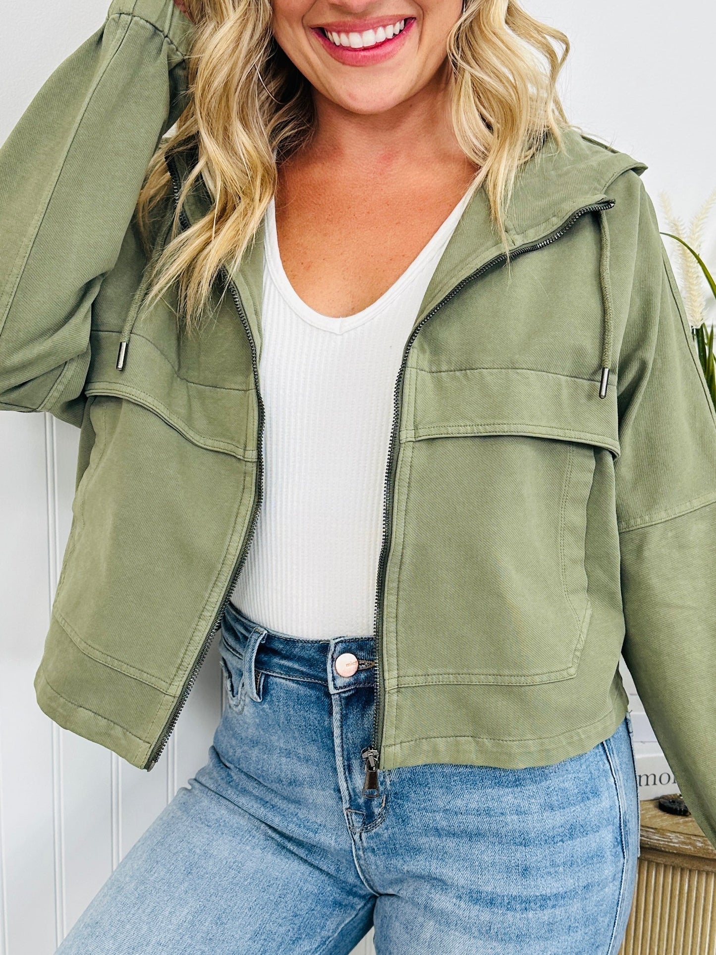 Marcelle | Timeless Cotton Blend Coat with Stretch