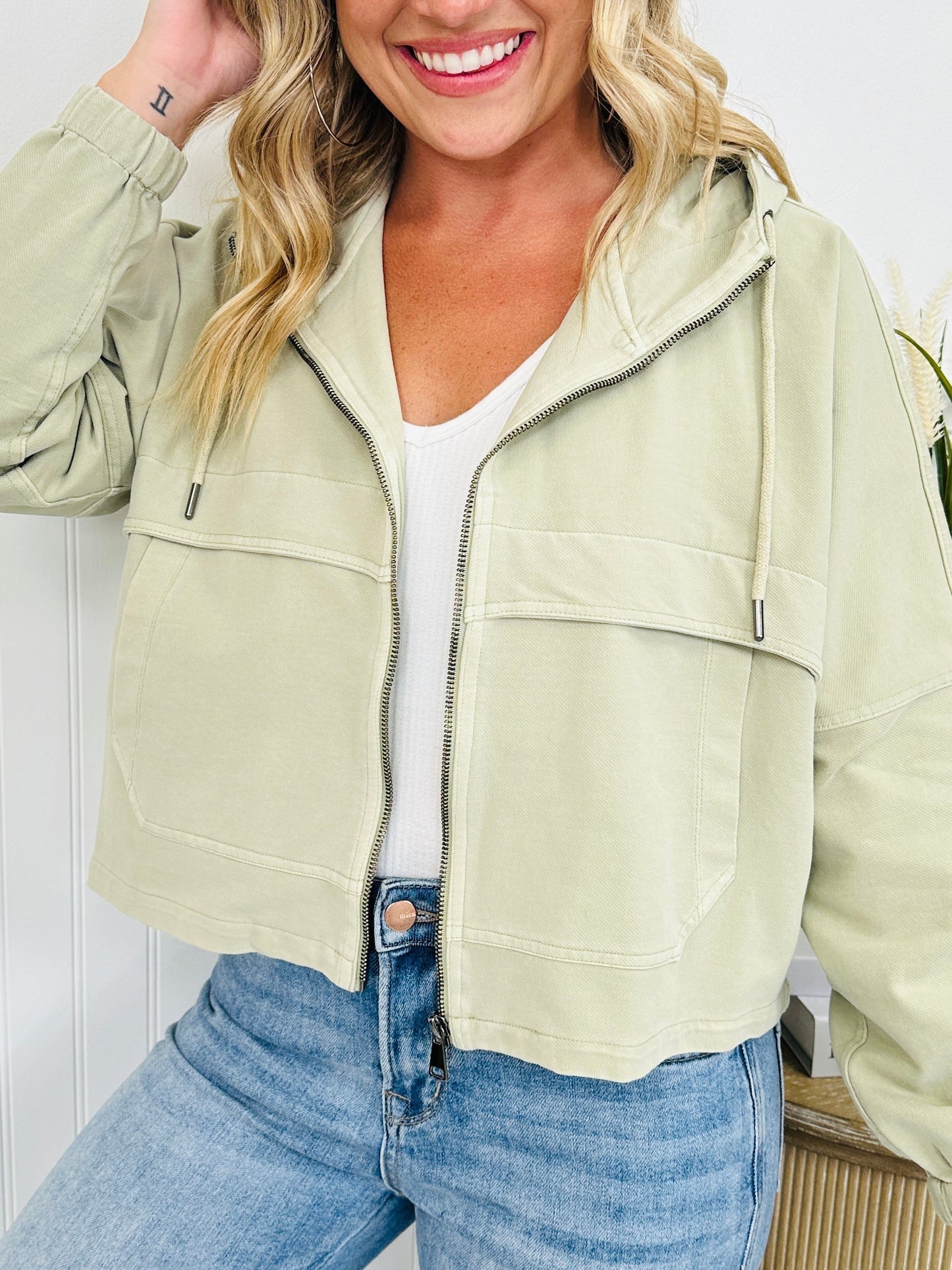 Marcelle | Timeless Cotton Blend Coat with Stretch