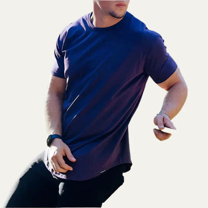 Men’s Extended Length Scoop Hem T Shirt