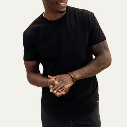 Men’s Extended Length Scoop Hem T Shirt