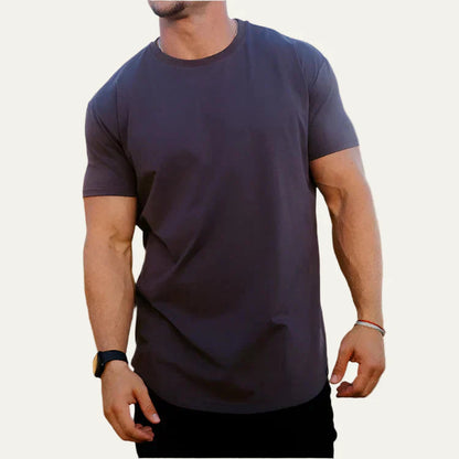 Men’s Extended Length Scoop Hem T Shirt