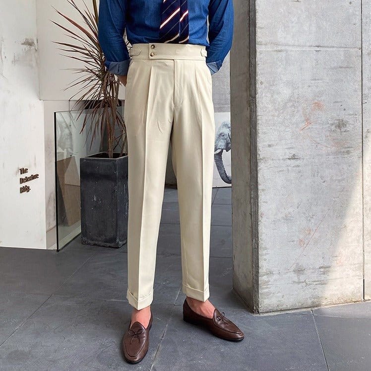 Zayne - Old Money Double Button Trousers