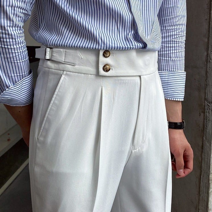 Zayne - Old Money Double Button Trousers