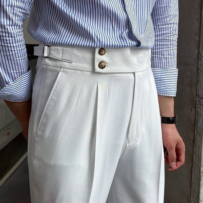 Zayne - Old Money Double Button Trousers