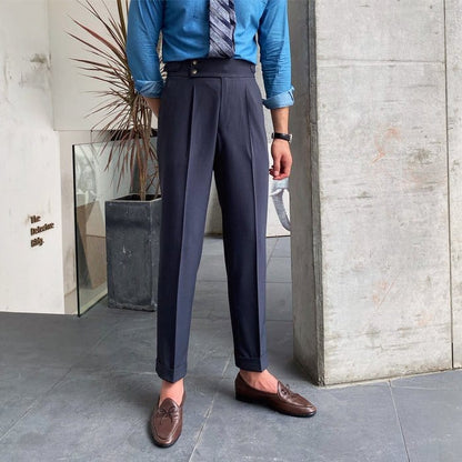 Zayne - Old Money Double Button Trousers