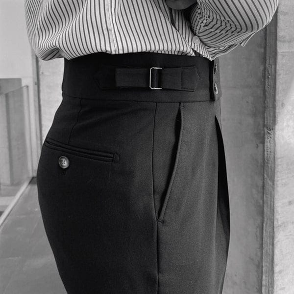 Zayne - Old Money Double Button Trousers