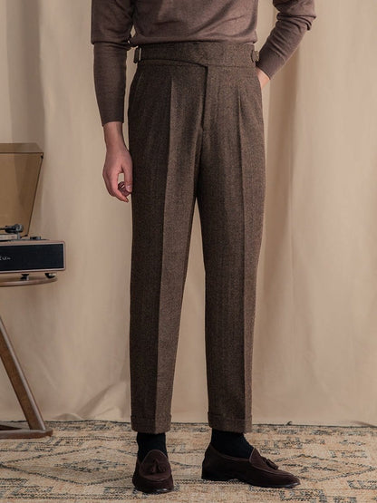Santiago - Classic Pleated Trousers