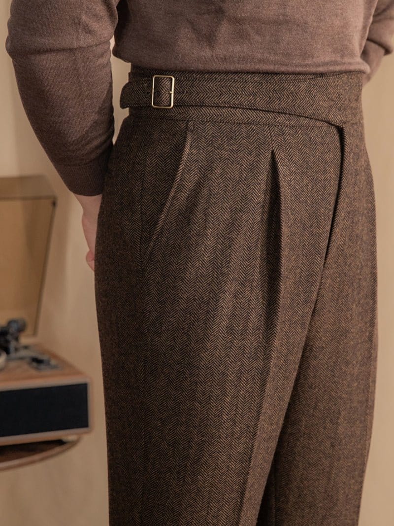 Santiago - Classic Pleated Trousers
