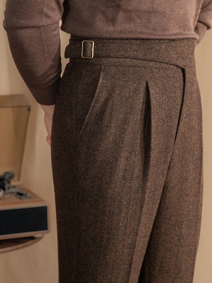 Santiago - Classic Pleated Trousers