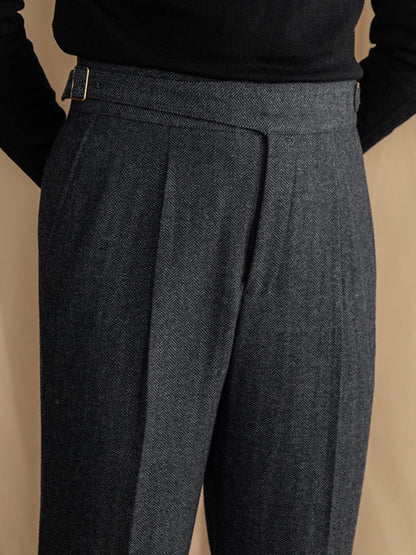 Santiago - Classic Pleated Trousers