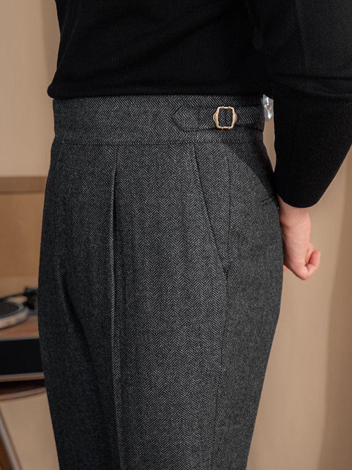 Santiago - Classic Pleated Trousers