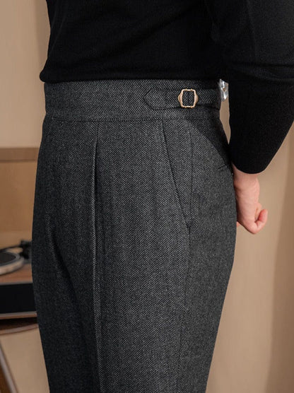 Santiago - Classic Pleated Trousers