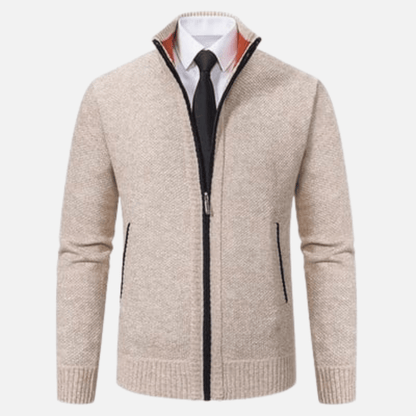 Smart Casual Zip Up Jumper Men