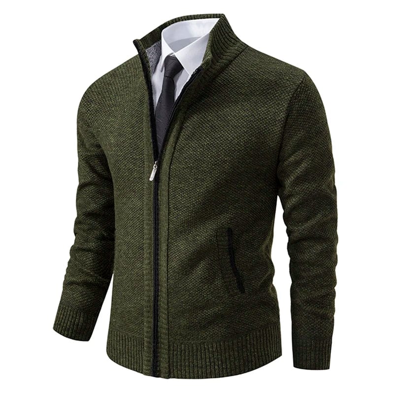 Smart Casual Zip Up Jumper Men
