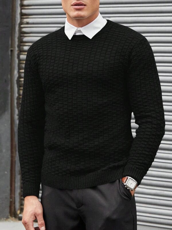 Joel - Old Money Jacquard Jumper Men