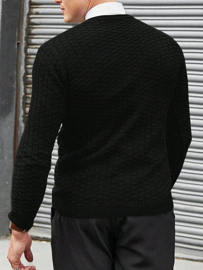 Joel - Old Money Jacquard Jumper Men