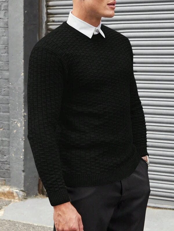 Joel - Old Money Jacquard Jumper Men