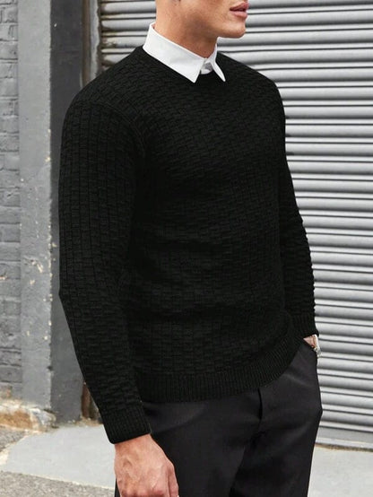 Joel - Old Money Jacquard Jumper Men