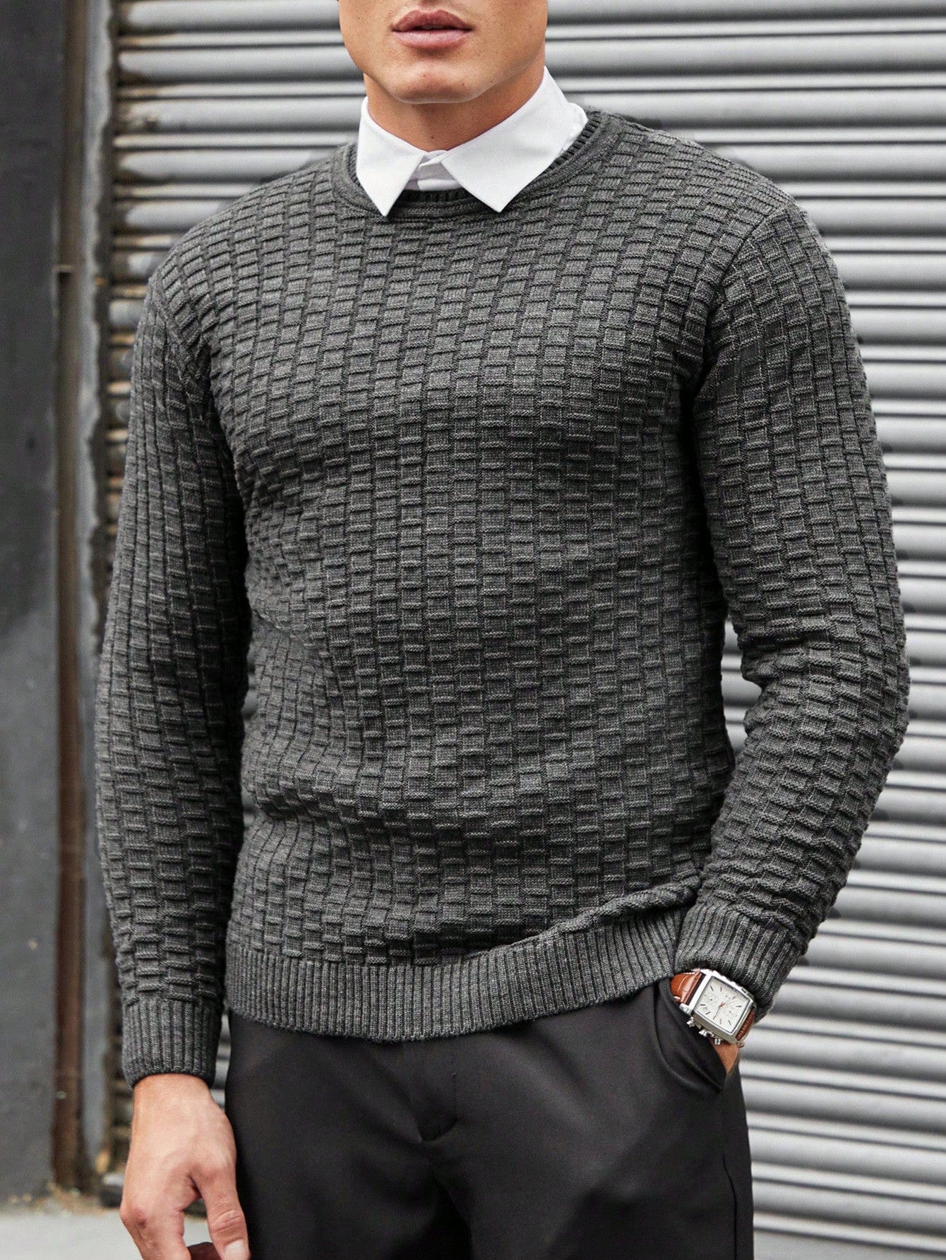 Joel - Old Money Jacquard Jumper Men