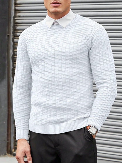 Joel - Old Money Jacquard Jumper Men