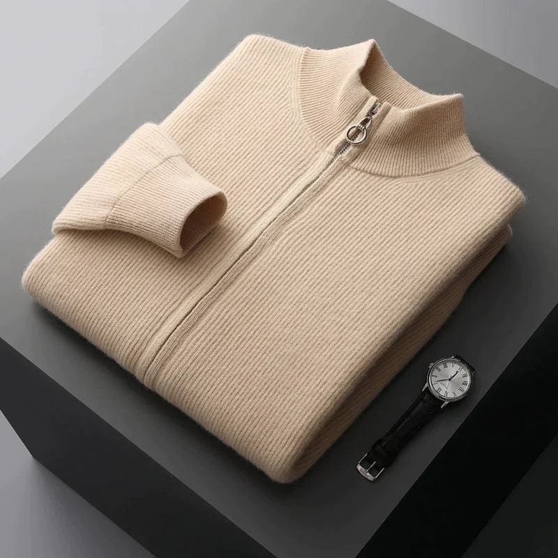 Gilbert - Old Money Full-Zip Winter Jumper