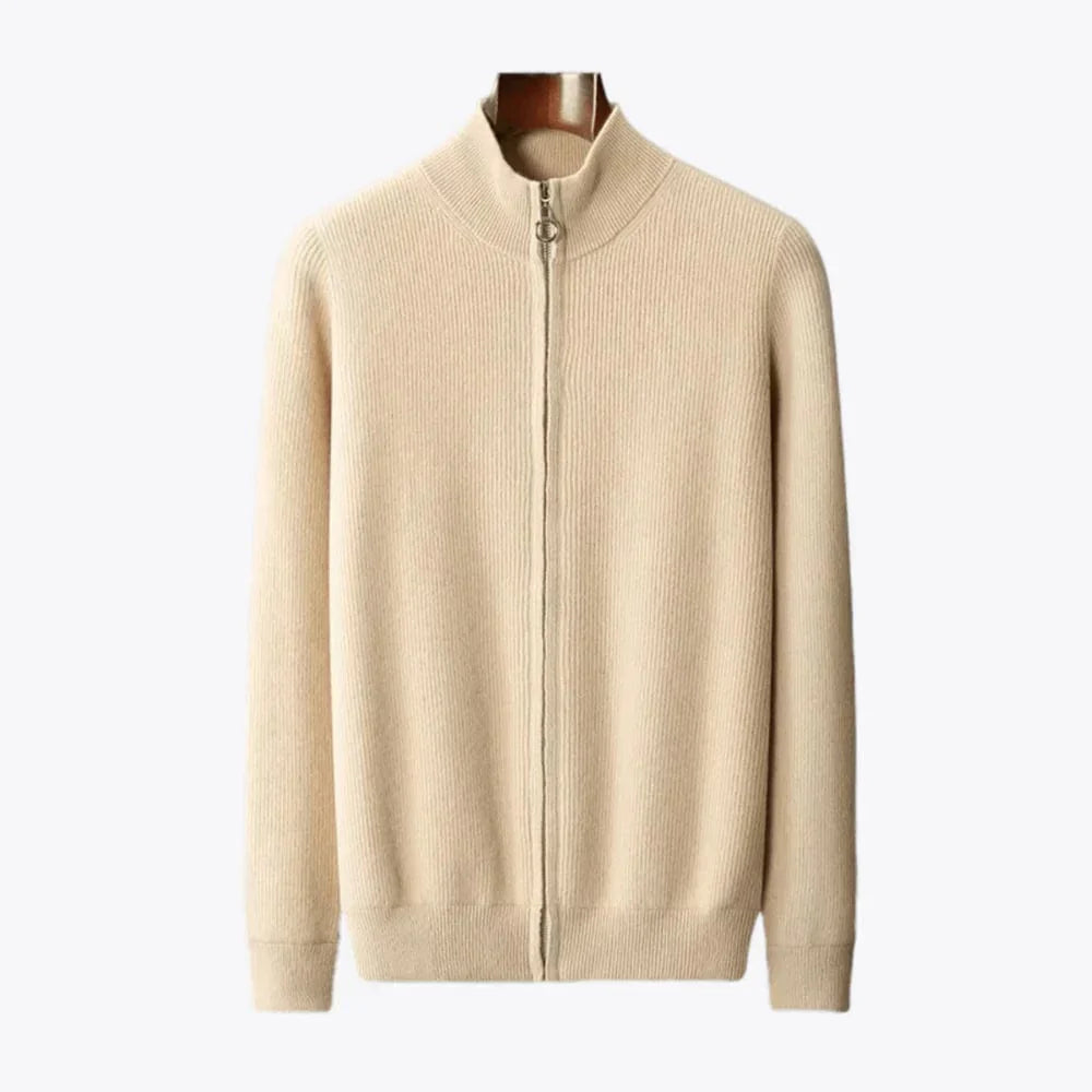 Gilbert - Old Money Full-Zip Winter Jumper