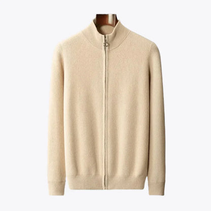 Gilbert - Old Money Full-Zip Winter Jumper