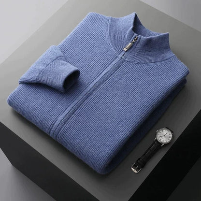 Gilbert - Old Money Full-Zip Winter Jumper