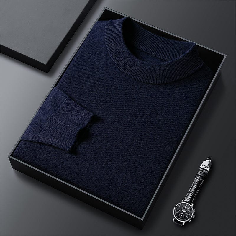 Dominic - Winter Classic Ribbed Knit Jumper Men