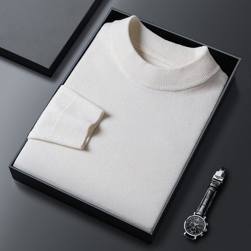 Dominic - Winter Classic Ribbed Knit Jumper Men