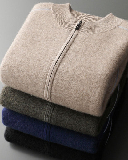 Winter Double-Sided Zip-Up Jumper