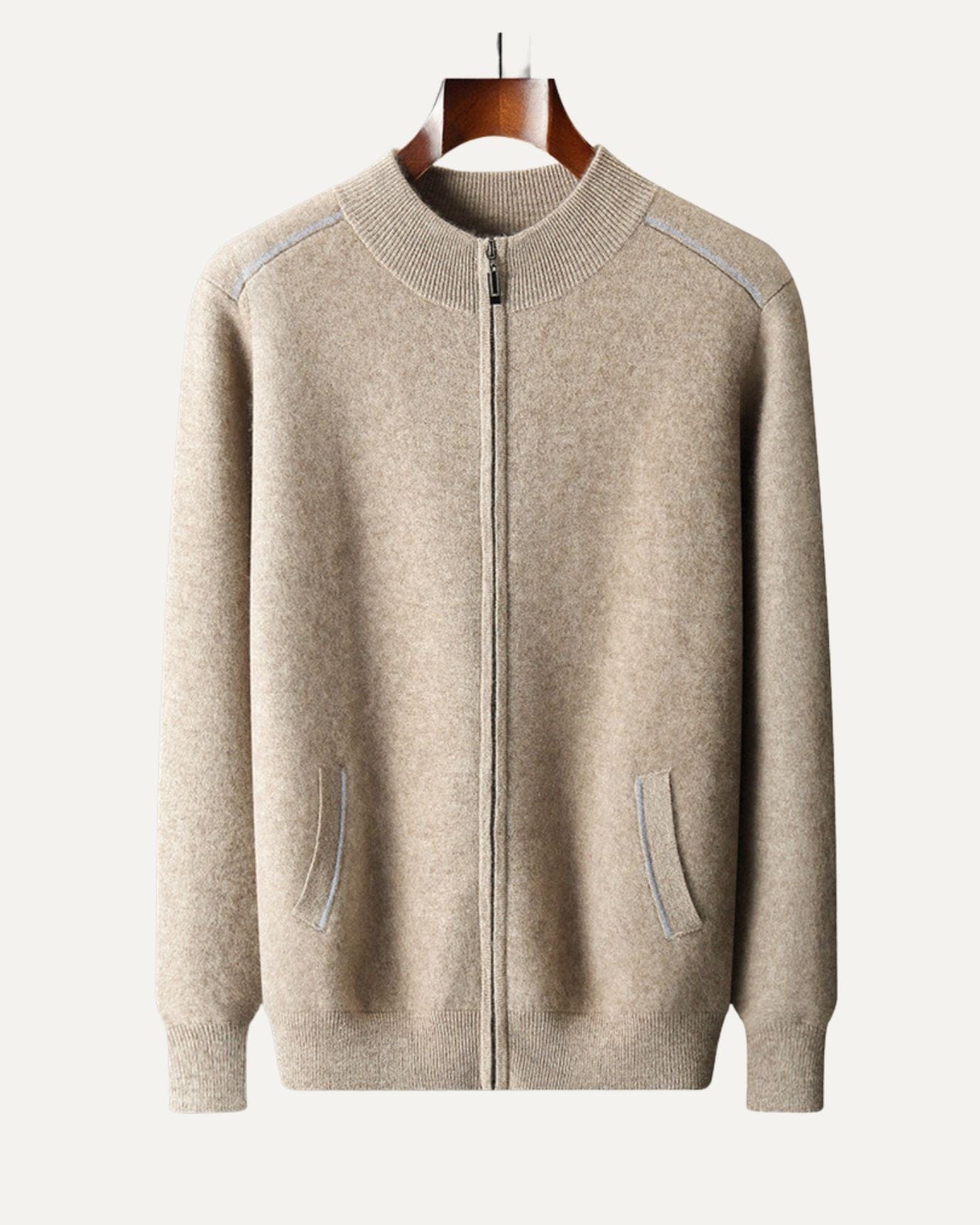 Winter Double-Sided Zip-Up Jumper