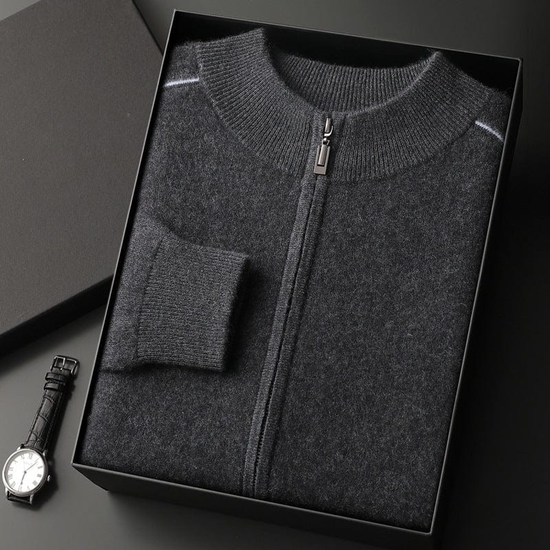 Winter Double-Sided Zip-Up Jumper