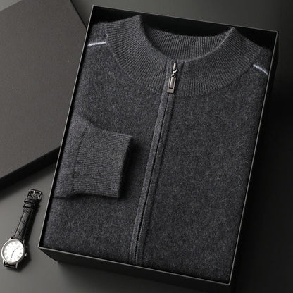 Winter Double-Sided Zip-Up Jumper