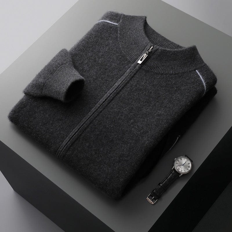 Winter Double-Sided Zip-Up Jumper