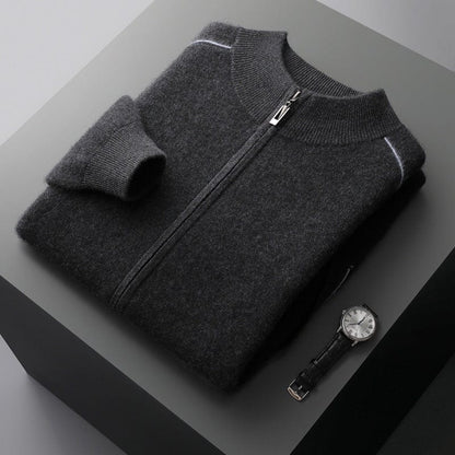 Winter Double-Sided Zip-Up Jumper