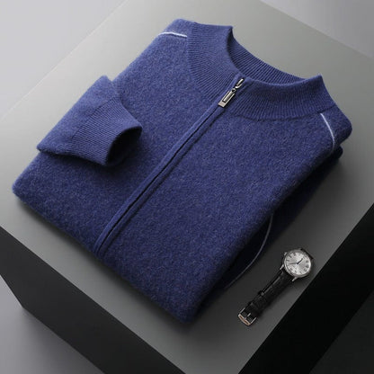 Winter Double-Sided Zip-Up Jumper